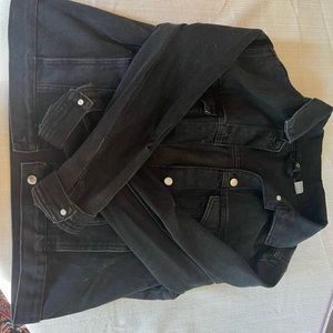 H&M Black Denim Jacket